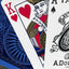 PlayingCardDecks.com-Tally-Ho MetalLuxe Blue Playing Cards