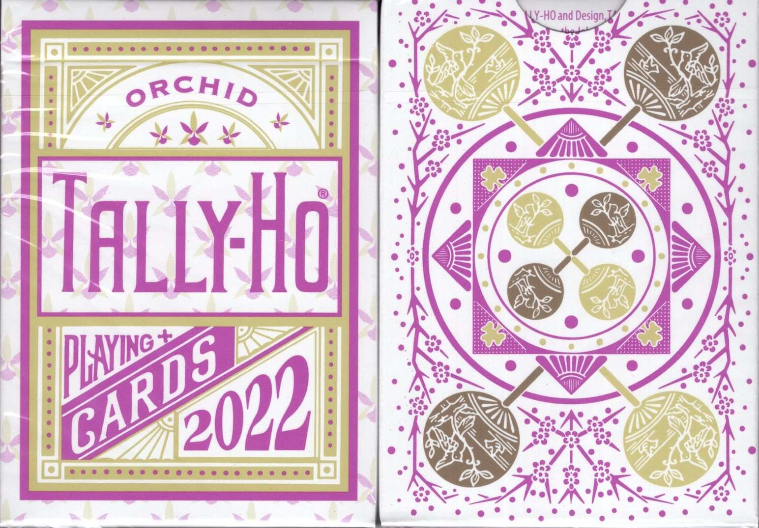 PlayingCardDecks.com-Tally-Ho Orchid Playing Cards