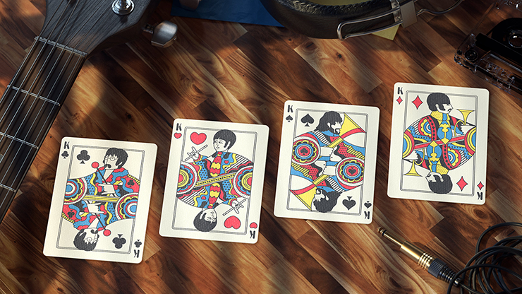 PlayingCardDecks.com-The Beatles Yellow Submarine Playing Cards USPCC