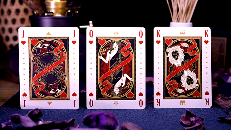 PlayingCardDecks.com-The Constellation Champagne Gold Playing Cards Cartamundi