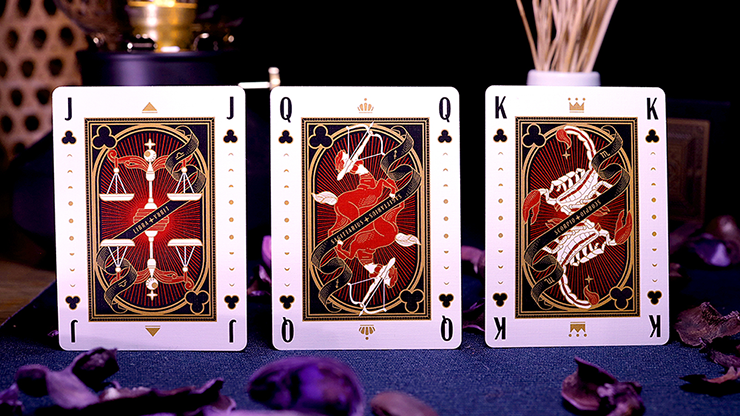 PlayingCardDecks.com-The Constellation Champagne Gold Playing Cards Cartamundi