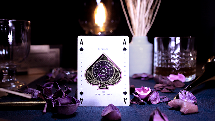 PlayingCardDecks.com-The Constellation Majestic Purple Playing Cards Cartamundi