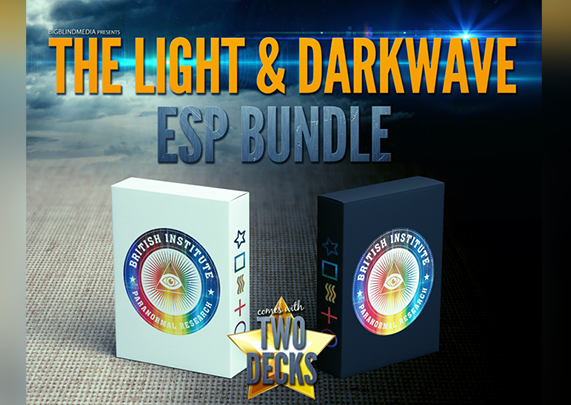 PlayingCardDecks.com-The Darkwave and Lightwave ESP Set