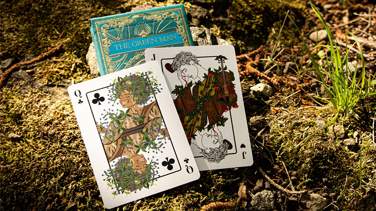 PlayingCardDecks.com-The Green Man Summer v2 Playing Cards Cartamundi