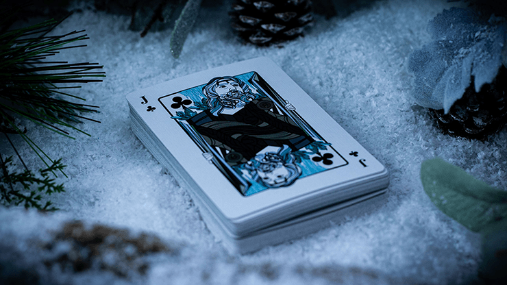 PlayingCardDecks.com-The Green Man Winter v2 Playing Cards Cartamundi