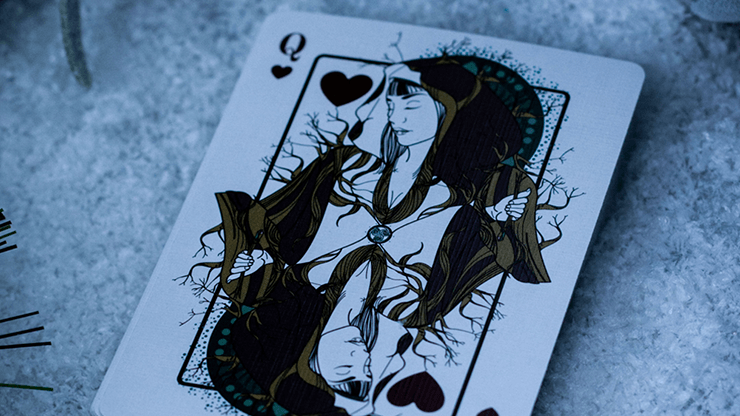 PlayingCardDecks.com-The Green Man Winter v2 Playing Cards Cartamundi