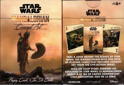PlayingCardDecks.com-The Mandalorian Concept Art Playing Cards Aquarius