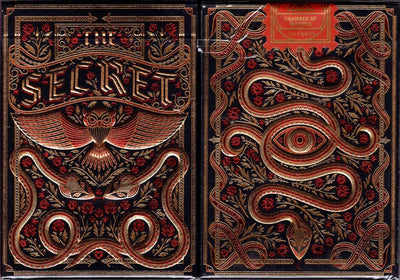 PlayingCardDecks.com-The Secret Scarlet Playing Cards TWPCC