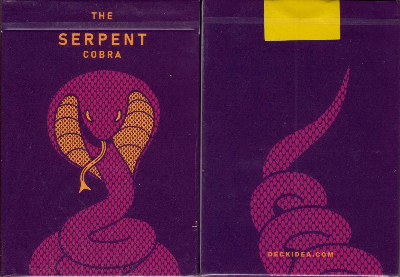 PlayingCardDecks.com-The Serpent Cobra Purple Playing Cards Cartamundi