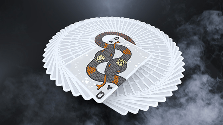 PlayingCardDecks.com-The Serpent White Playing Cards Cartamundi