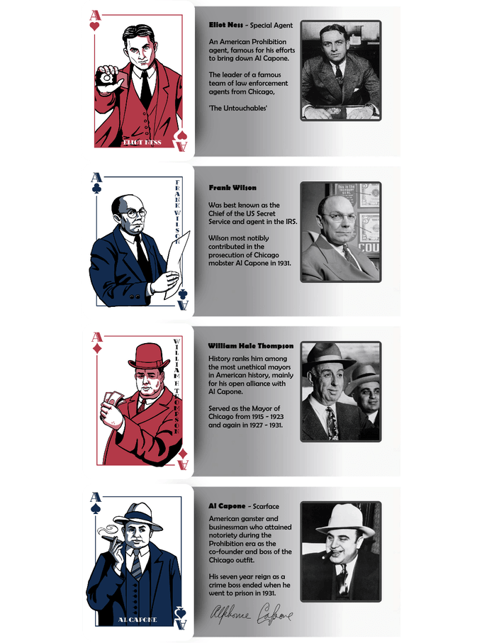 PlayingCardDecks.com-The Untouchables Playing Cards NPCC