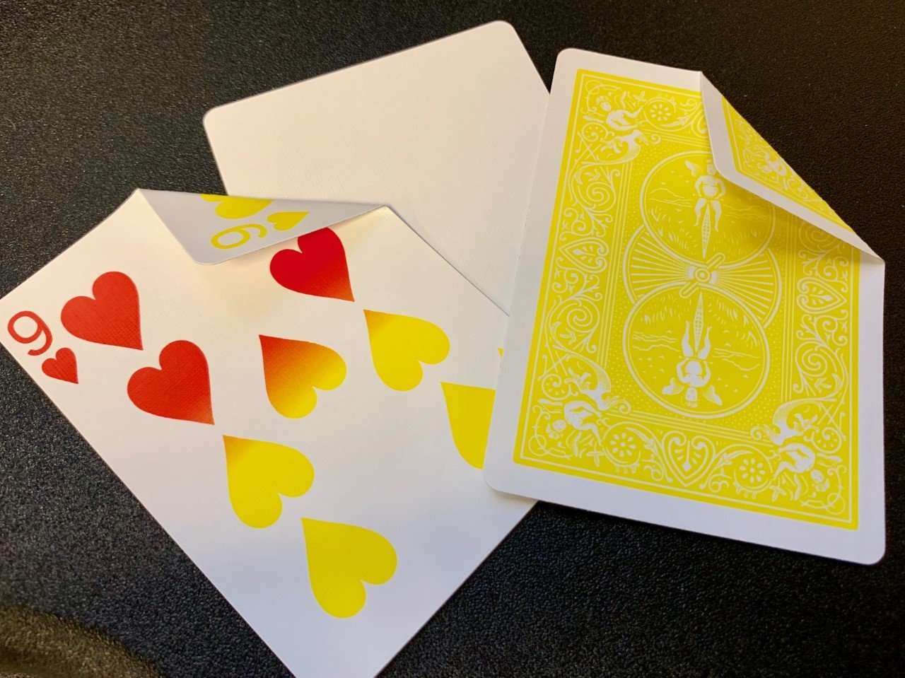 Yellow 2025 bicycle cards