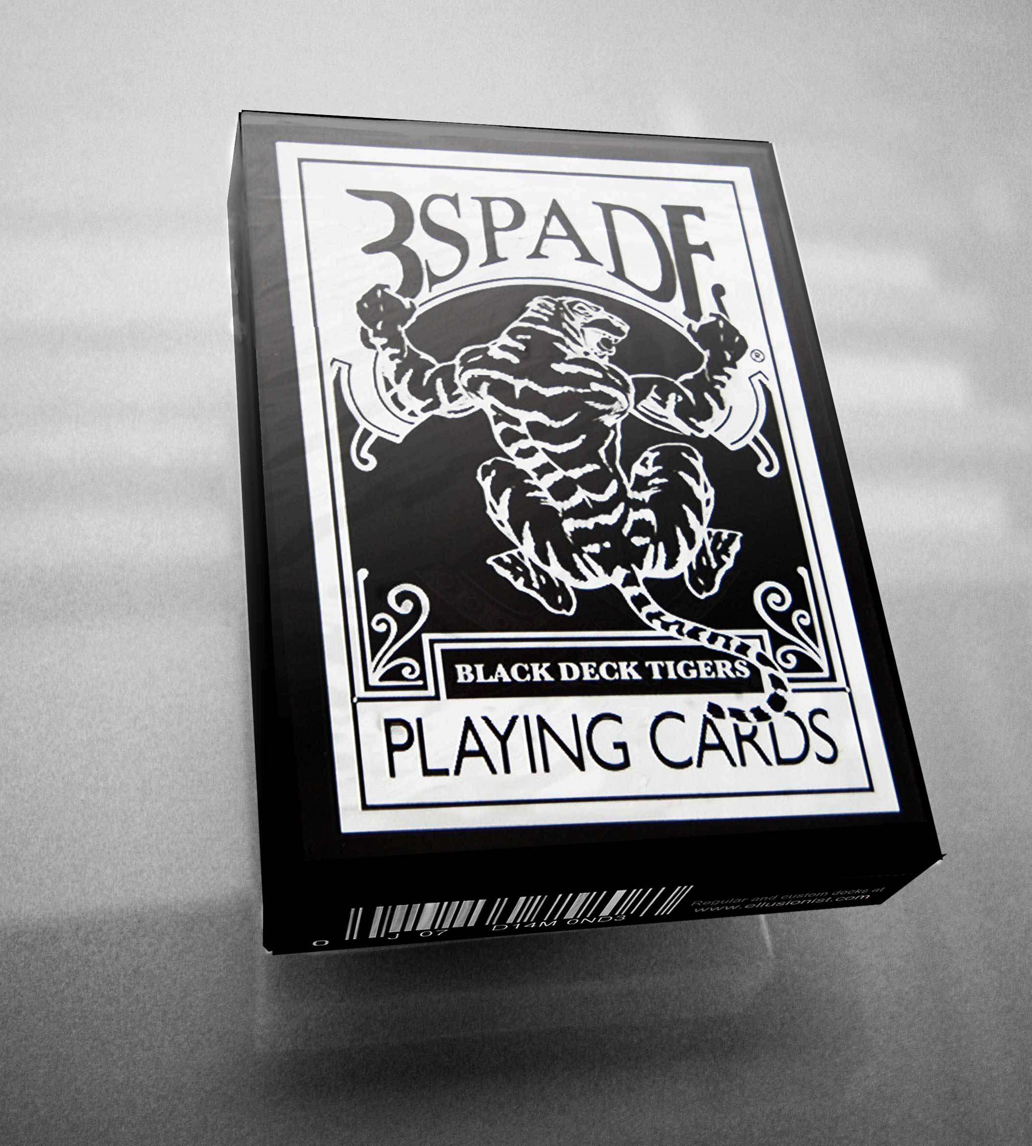 Black Tiger Gaff Playing Cards USPCC