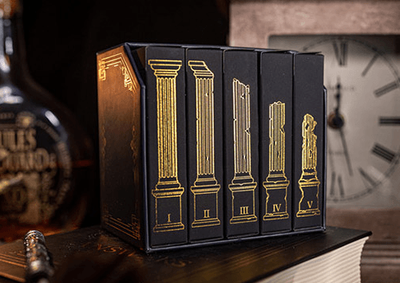 PlayingCardDecks.com-Time Playing Cards 5 Deck Deck Deluxe Set