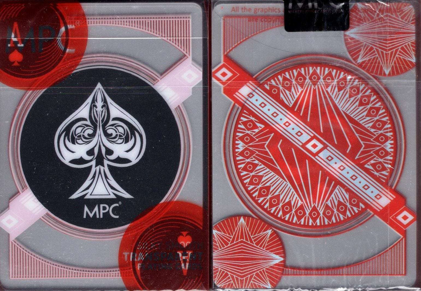 Transparent Plastic Playing Cards MPC