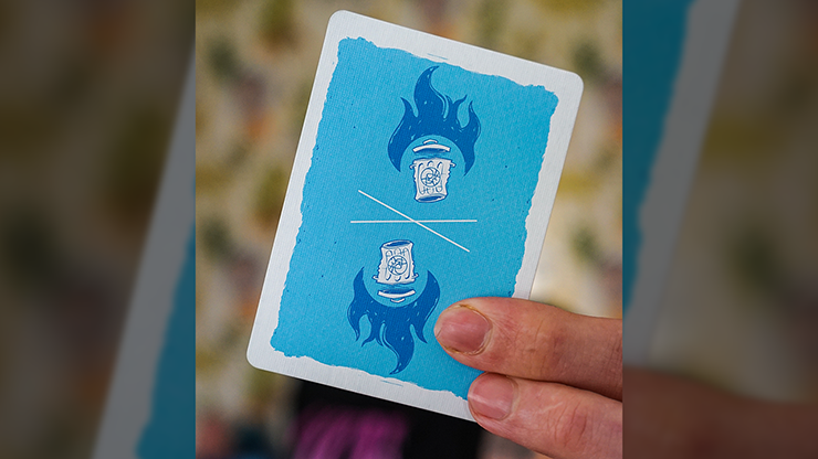 PlayingCardDecks.com-Trash & Burn Blue Playing Cards