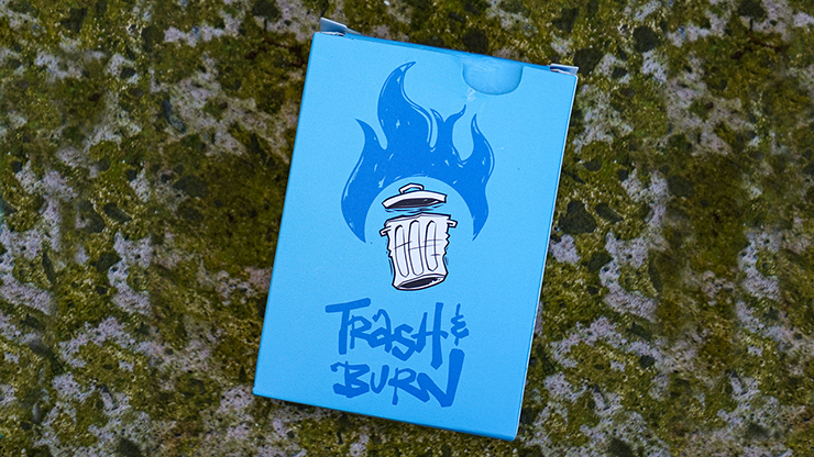 PlayingCardDecks.com-Trash & Burn Blue Playing Cards