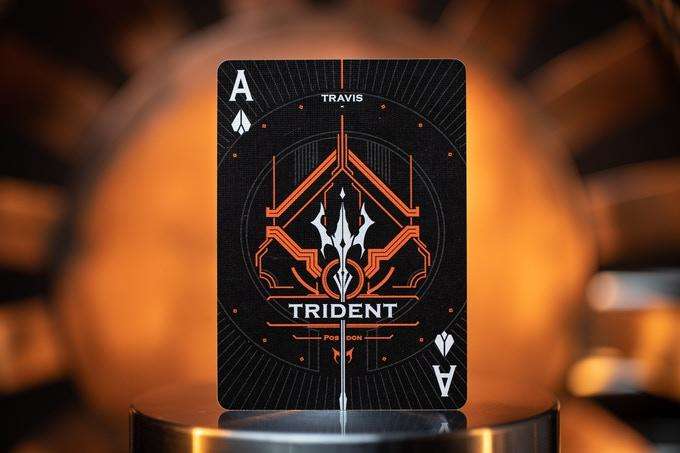 PlayingCardDecks.com-Trident Playing Cards 2 Deck Set USPCC