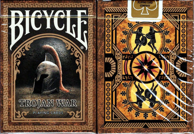 PlayingCardDecks.com-Trojan War Gilded Bicycle Playing Cards
