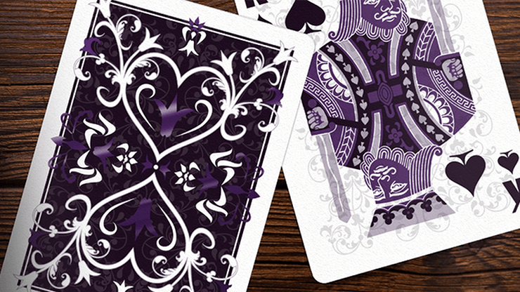 PlayingCardDecks.com-Tulip Purple Playing Cards USPCC
