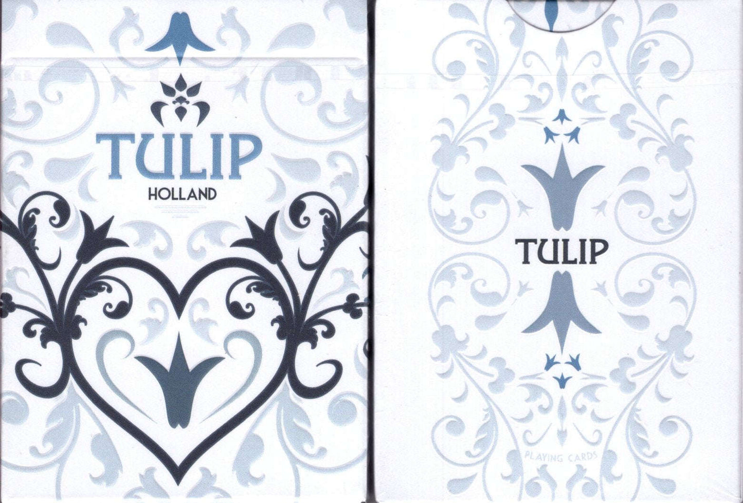 PlayingCardDecks.com-Tulip White Playing Cards LPCC