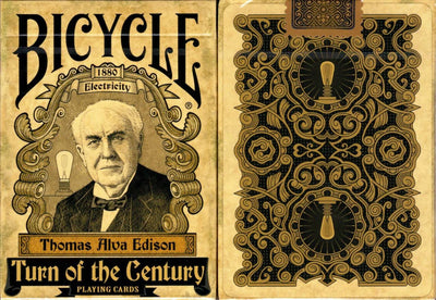 PlayingCardDecks.com-Turn of the Century Electricity Bicycle Playing Cards