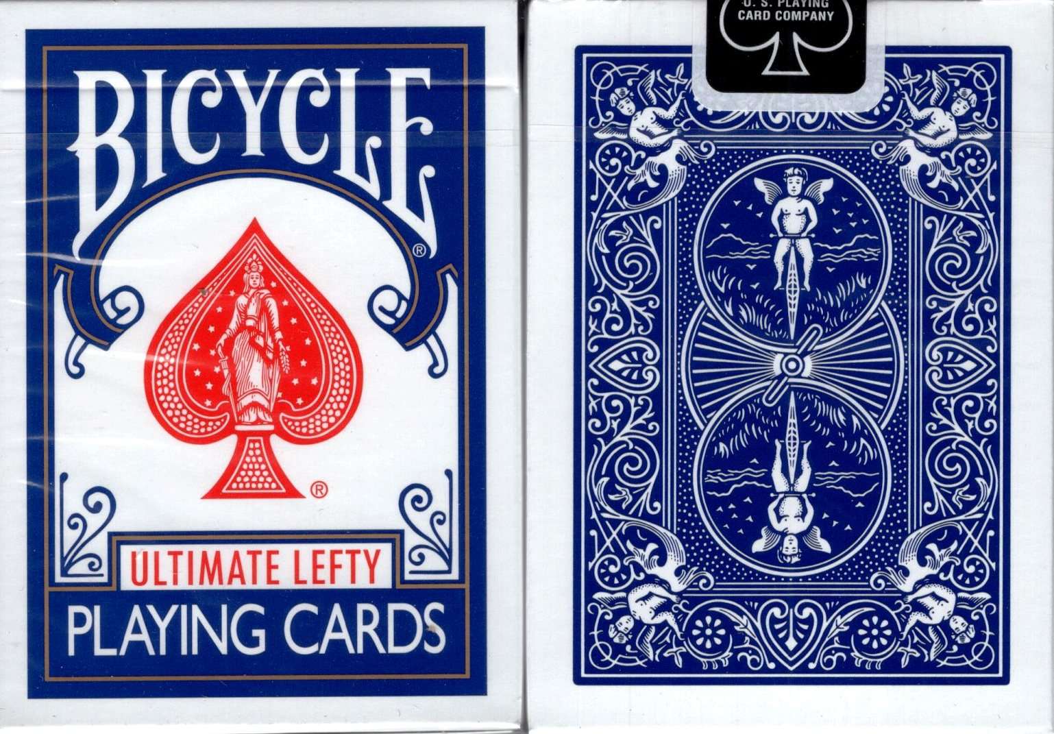 PlayingCardDecks.com-Ultimate Lefty Bicycle Playing Cards: Blue