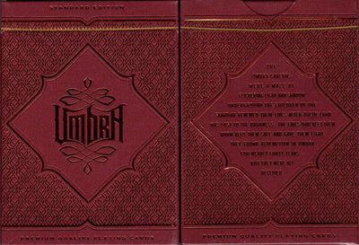 PlayingCardDecks.com-Umbra Merlot Playing Cards LPCC