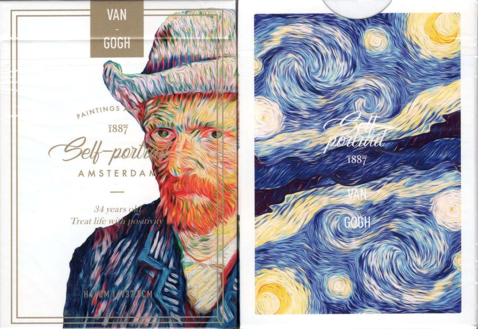 PlayingCardDecks.com-Van Gogh Self-Portrait Playing Cards USPCC