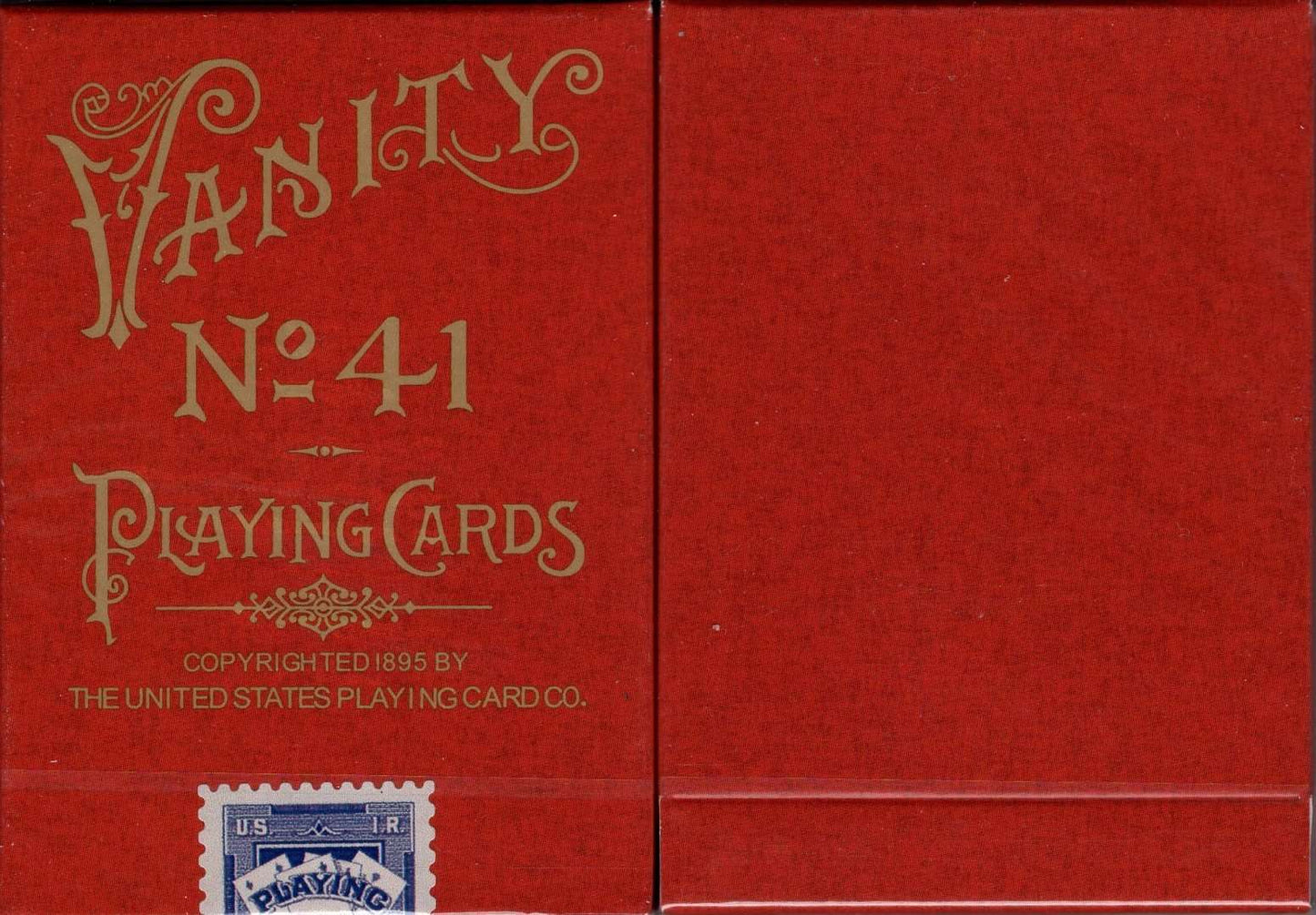 PlayingCardDecks.com-Vanity Reproduction Gilded Playing Cards USPCC: Hobgoblin Back (Red)