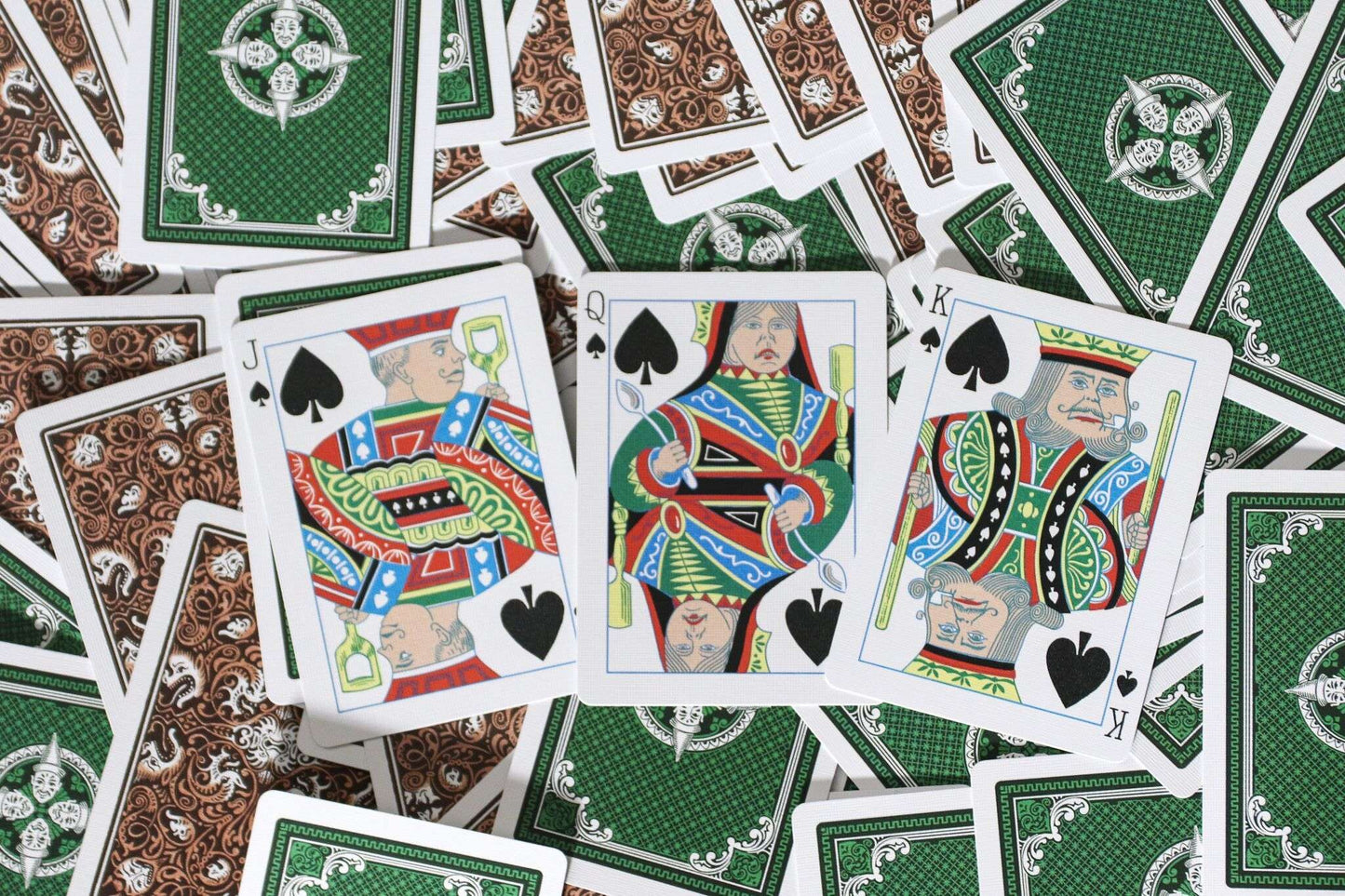 PlayingCardDecks.com-Vanity Reproduction Gilded Playing Cards USPCC