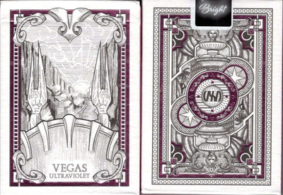 PlayingCardDecks.com-Vegas Diffractor Ultraviolet Playing Cards VXD