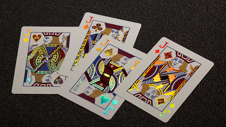 PlayingCardDecks.com-Vegas Diffractor Ultraviolet Playing Cards VXD