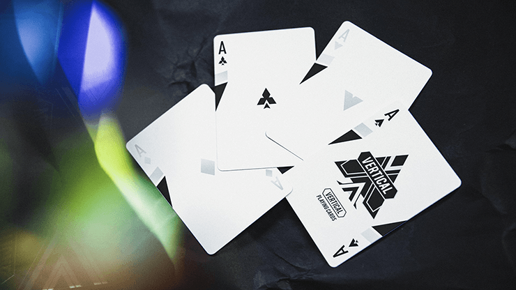 PlayingCardDecks.com-Vertical Black Playing Cards TWPCC