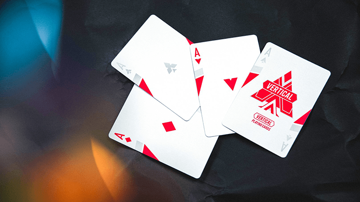 PlayingCardDecks.com-Vertical Red Playing Cards TWPCC