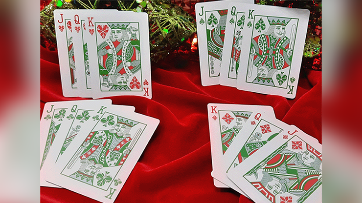 PlayingCardDecks.com-Vintage Christmas Bicycle Playing Cards