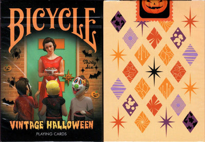 PlayingCardDecks.com-Vintage Halloween Bicycle Playing Cards