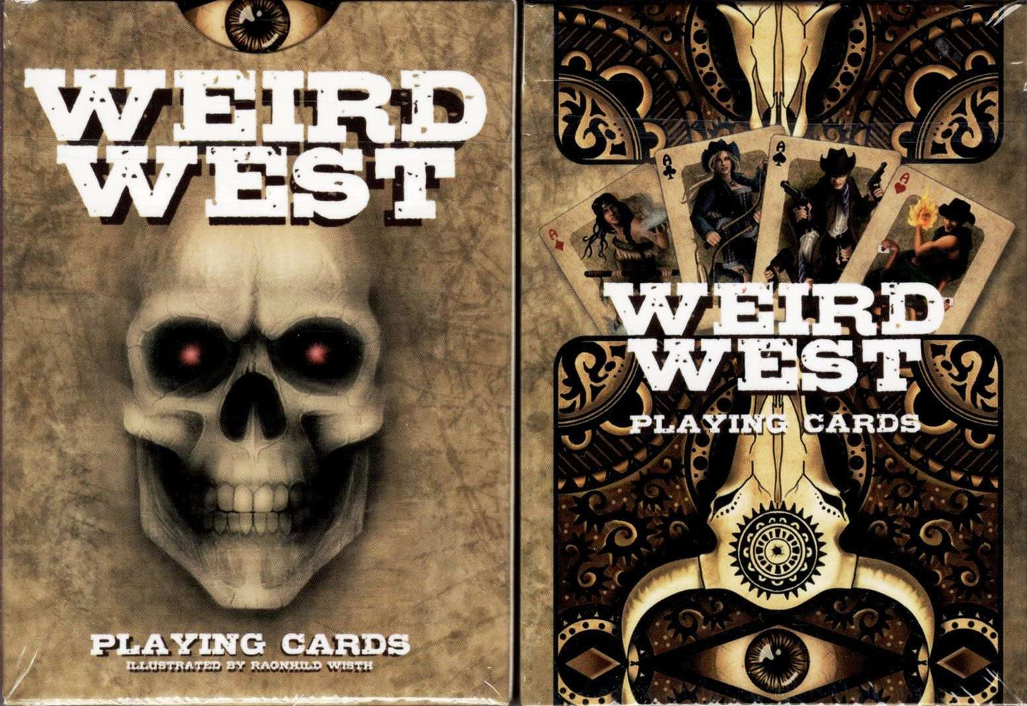 PlayingCardDecks.com-Weird Wild West Playing Cards WJPC