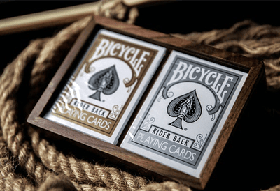 PlayingCardDecks.com-Wooden Twin Deck Collectors Box