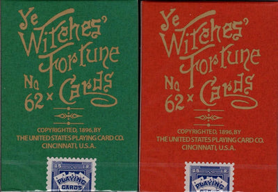 PlayingCardDecks.com-Ye Witches’ Gilded Fortune Cards USPCC: 2 Deck Set