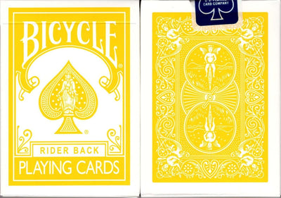 PlayingCardDecks.com-Yellow Deck v1 Cincinnati Printed Bicycle Playing Cards