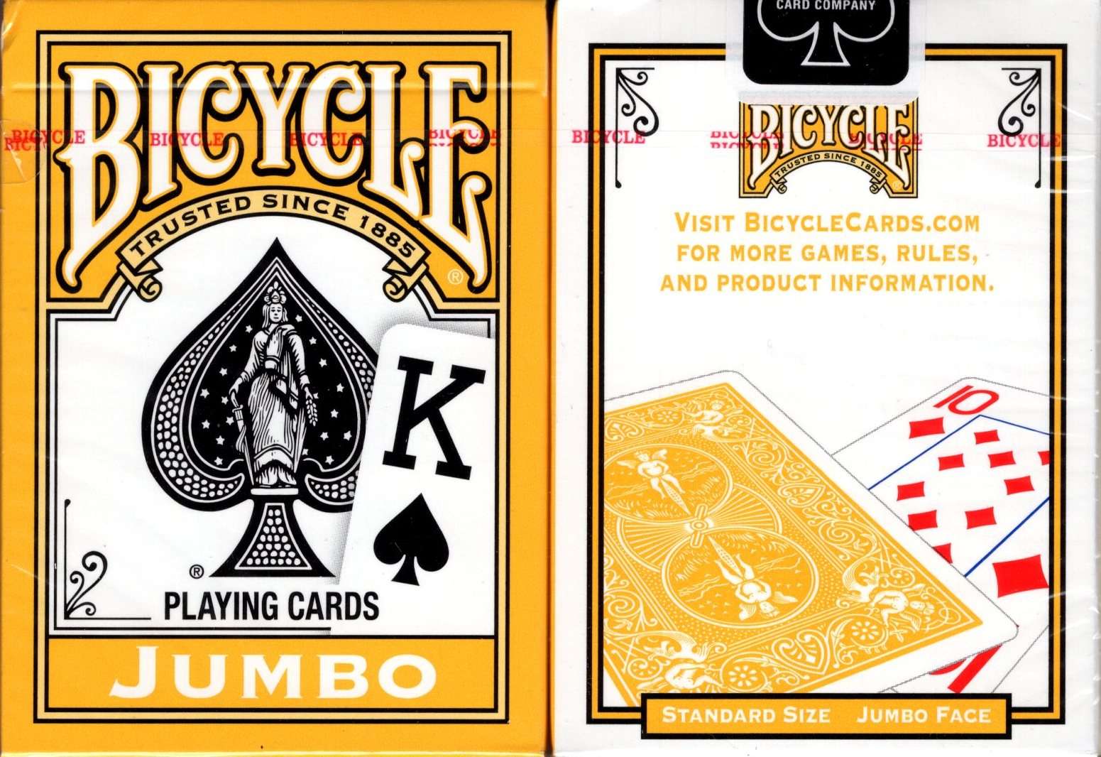 Bicycle Jumbo Rider Back Bleu - Jeu de Cartes Bicycle Jumbo Rider Back Bleu - Jeu de Cartes