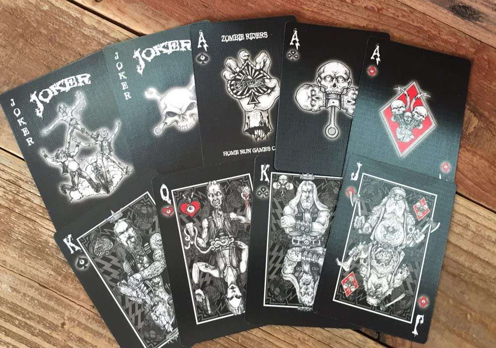 PlayingCardDecks.com-Zombie Riders Playing Cards